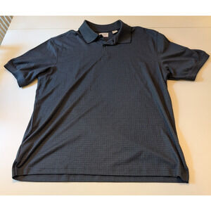 Hudson River Heritage Classics Polo Shirt Mens L Short Sleeve Charcoal Gray‎